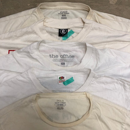 [現物] 00s 白系Tシャツ(シミあり) 20pcs E0713002