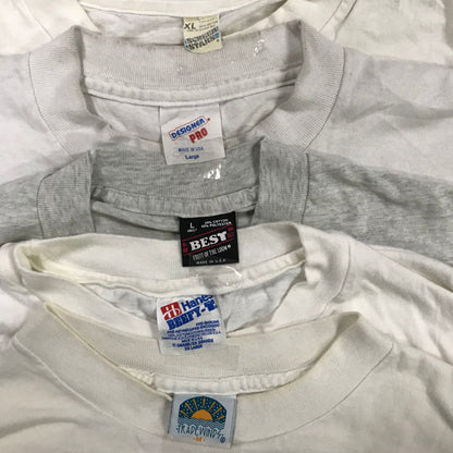 [現物] 90s 白系Tシャツ(シミあり) 20pcs D0622007