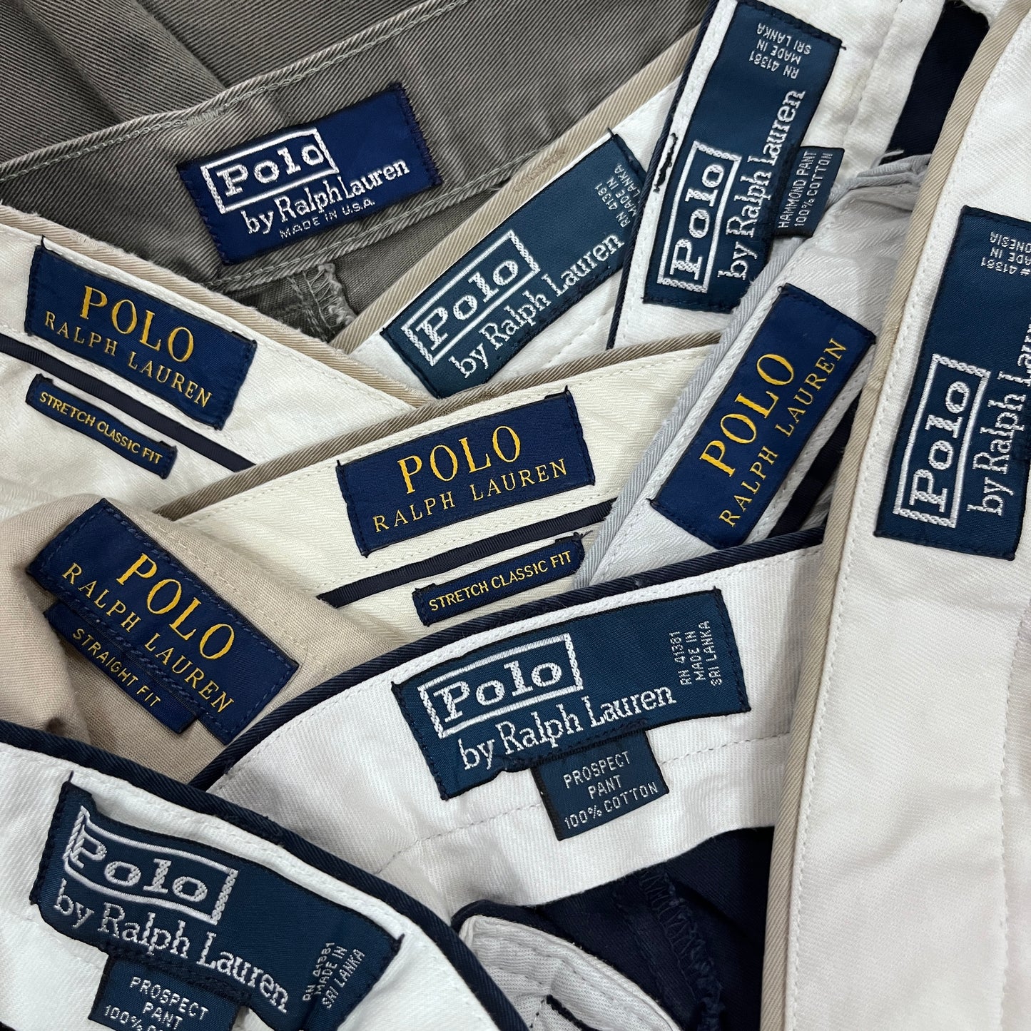 [現物] ラルフローレンコットンパンツ 10pcs L0811001