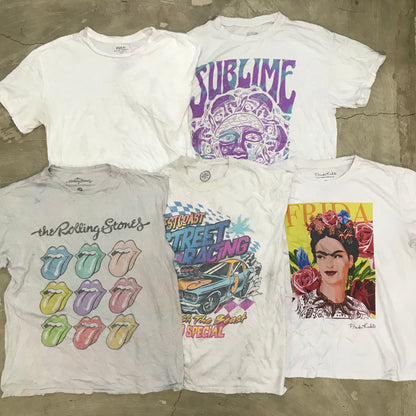[現物] 00s 白Tシャツ(シミあり) 20pcs D0716003