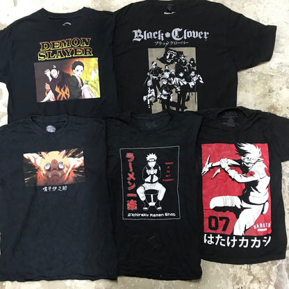 [現物] 00s アニメTシャツ 20pcs D0714002
