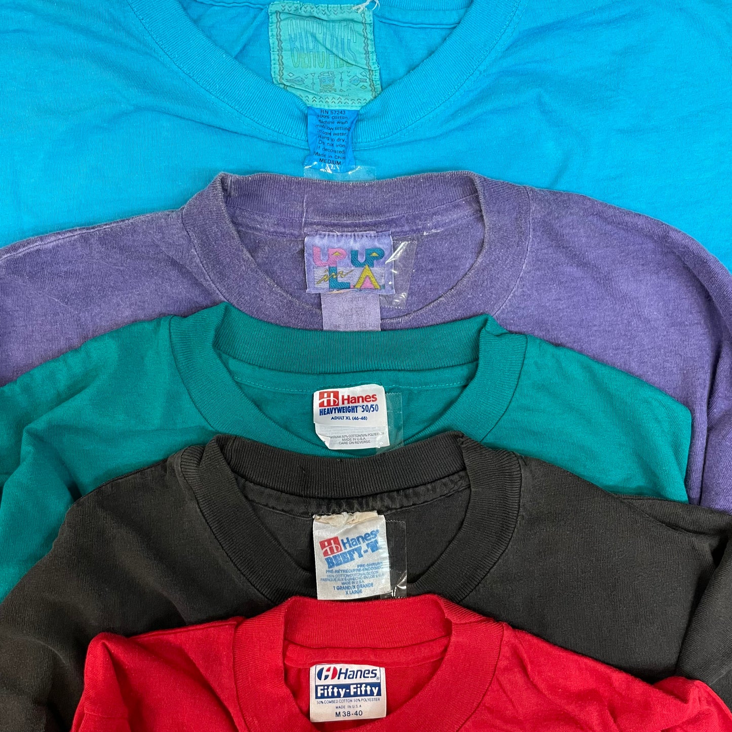 [現物] 90s カラーTシャツ 20pcs G0727002