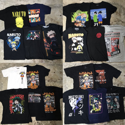 [現物] ジャパニーズアニメTシャツ 20pcs D0706004