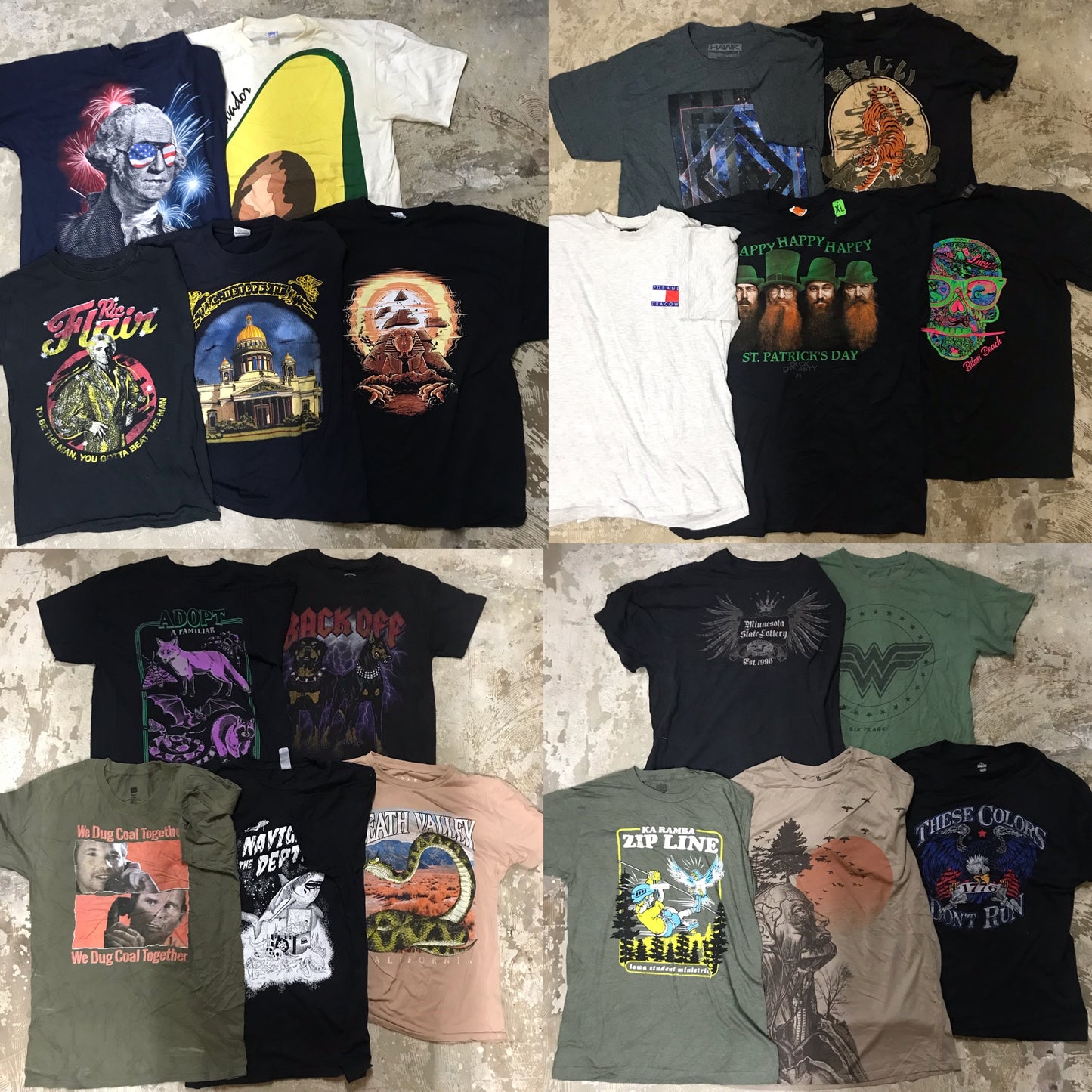 [現物] 00s アメカジプリントTシャツ 20pcs D0706002