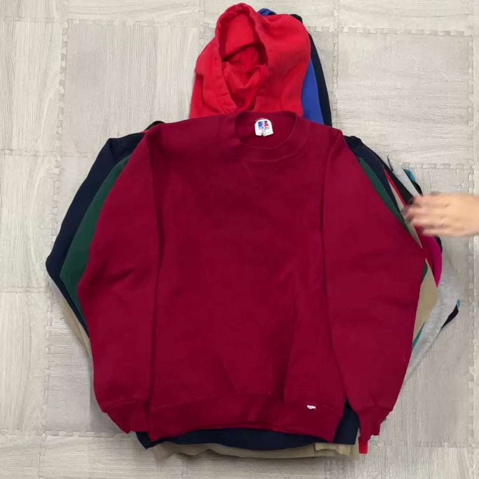 [現物] 90s~スモールサイズスウェット 23pcs G1009005