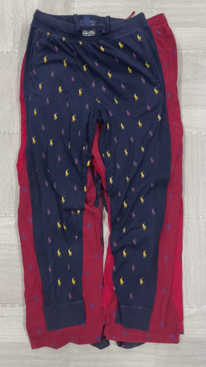 [現物] ラルフローレンパジャマパンツ(総柄) 10pcs L0811003