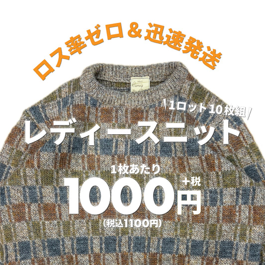 【2日間限定】レディースニット（10枚組）
