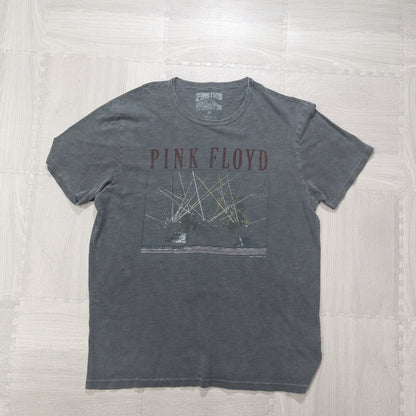 Used clothing wholesale, bulk sale, washed, mixed brand band t-shirts, 12-piece set (S-XXL), including Red Hot Chili Peppers, Kiss, etc. 