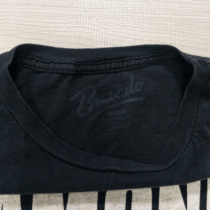 Used clothing wholesale, bulk sale, washed, mixed brand band t-shirts, 12-piece set (S-XXL), including Red Hot Chili Peppers, Kiss, etc. 
