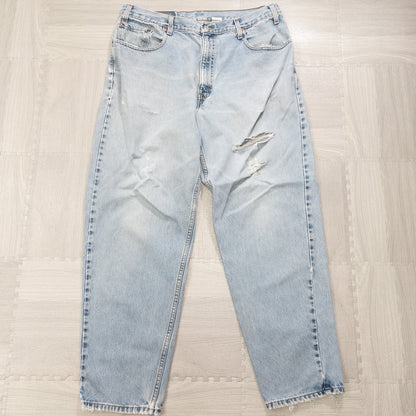 古着卸 現物まとめ売り 洗濯済み 90s リーバイス550 ダメージ デニムパンツ  5本セット (W36-W38)