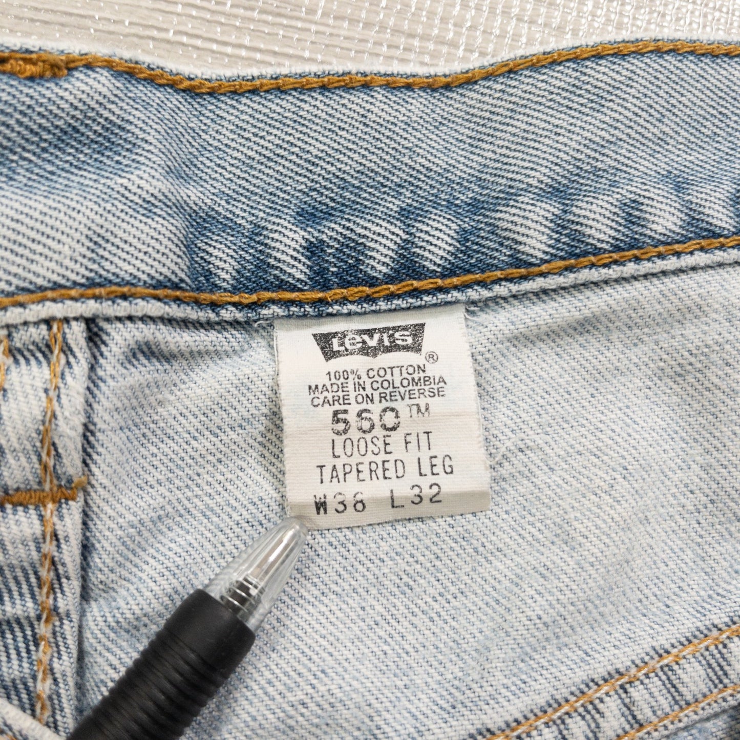 古着卸 現物まとめ売り 洗濯済み 90s リーバイス550 ダメージ デニムパンツ  5本セット (W36-W38)