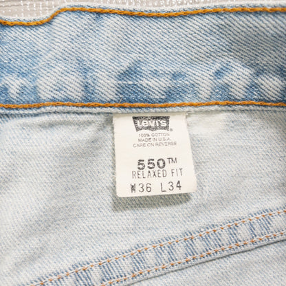 古着卸 現物まとめ売り 洗濯済み 90s リーバイス550 ダメージ デニムパンツ  5本セット (W36-W38)