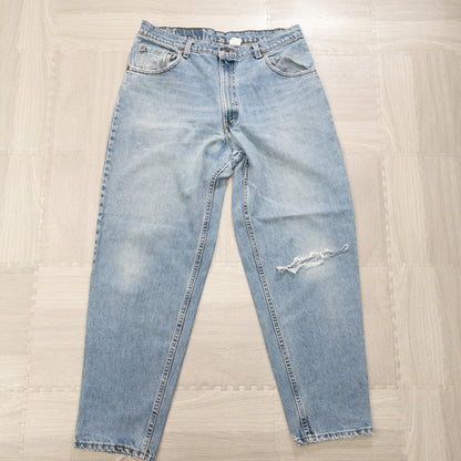 古着卸 現物まとめ売り 洗濯済み 90s リーバイス550 ダメージ デニムパンツ  5本セット (W36-W38)