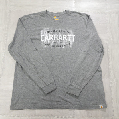 Used Carhartt Long Sleeve T-Shirts (M-XXL) - Set of 12 - Bulk Sale, Washed 