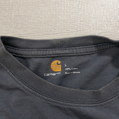 Used Carhartt Long Sleeve T-Shirts (M-XXL) - Set of 12 - Bulk Sale, Washed 