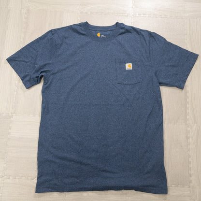 Used Carhartt T-shirts, 12-pack (S-XXL), pre-washed, bulk sale. 