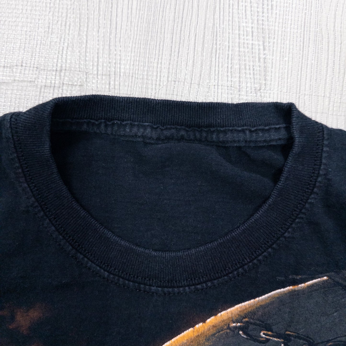 Used clothing wholesale bulk sale, washed skull print short sleeve t-shirts, 12-count (S-XXL) 