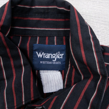 Used clothing wholesale, bulk sale, washed, mixed-brand striped shirts, 11-piece set (M-XXXL), Izod, Wrangler, etc. 