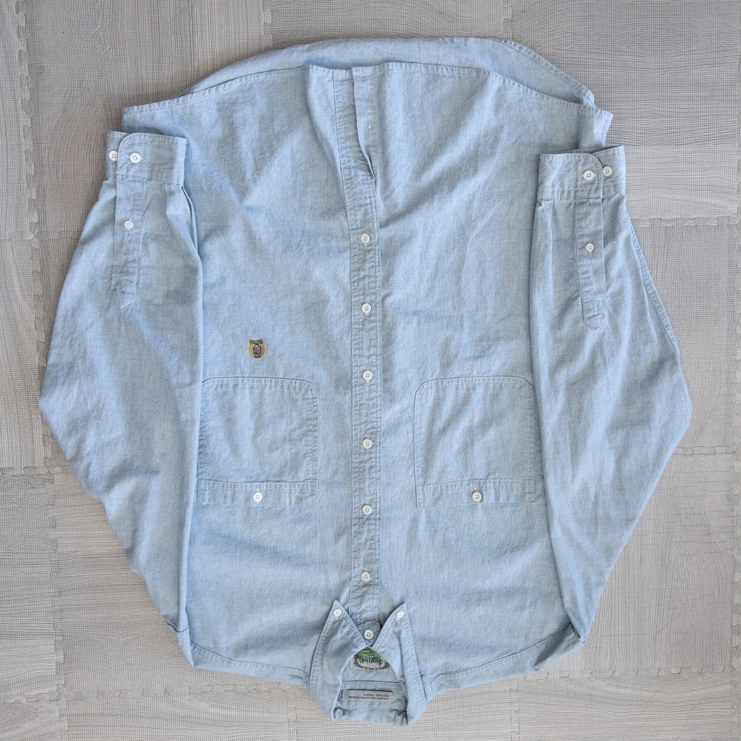 Used clothing wholesale bulk sale, washed, mixed-brand denim shirts, 10-pack (M-XL), including Levi's, Marlboro, etc. 