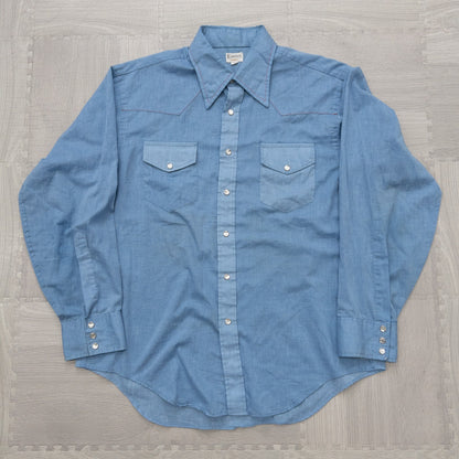 Wholesale Used Clothing, Mixed Brands, Long Sleeve Western Shirts, 15-Piece Set (S-XXXL), Wrangler, Woolrich, etc. 