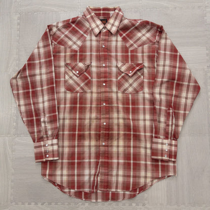 Wholesale Used Clothing, Mixed Brands, Long Sleeve Western Shirts, 15-Piece Set (S-XXXL), Wrangler, Woolrich, etc. 