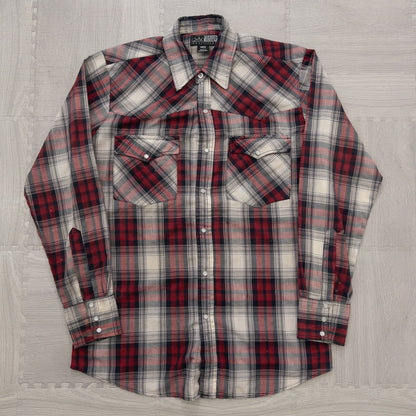 Wholesale Used Clothing, Mixed Brands, Long Sleeve Western Shirts, 15-Piece Set (S-XXXL), Wrangler, Woolrich, etc. 