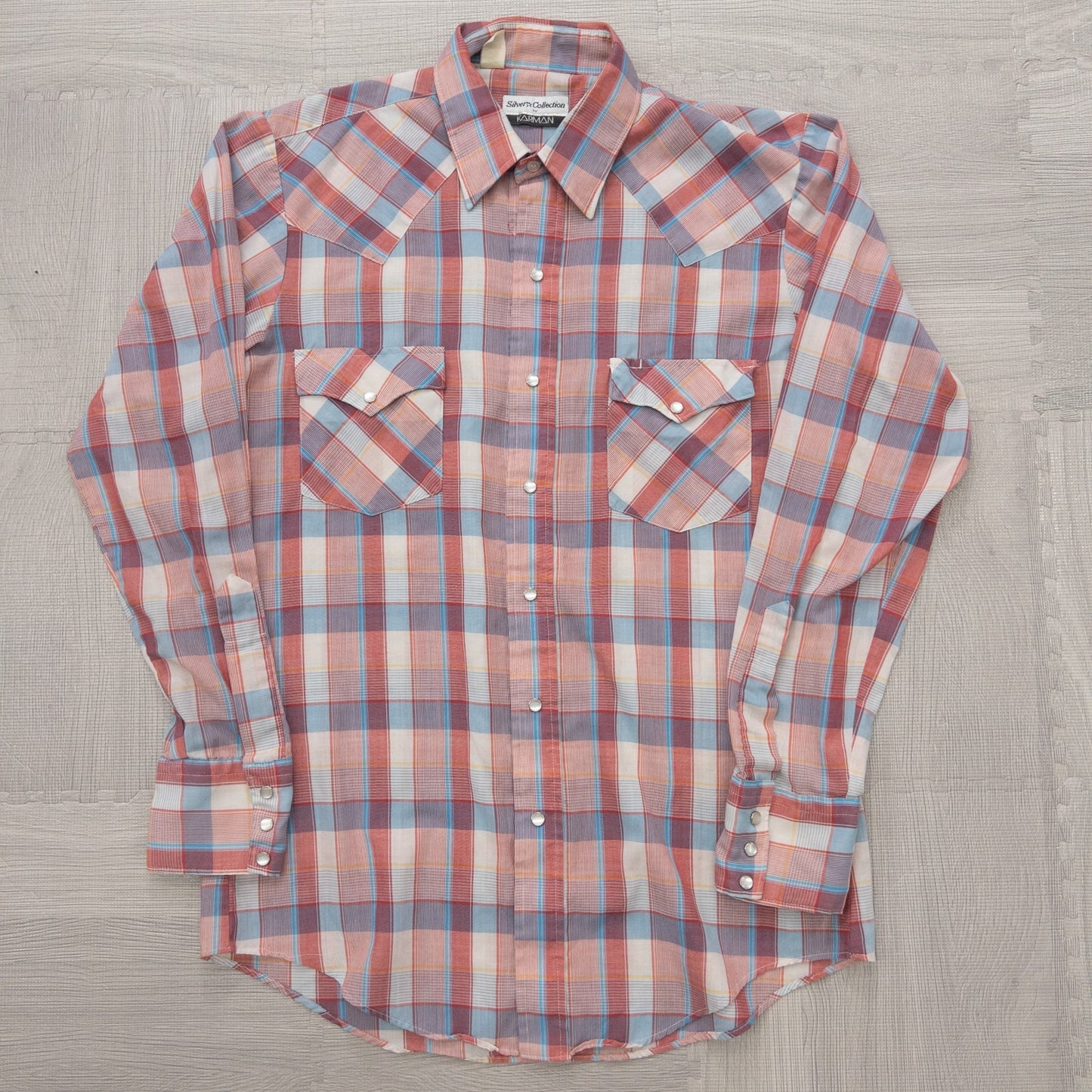 Wholesale Used Clothing, Mixed Brands, Long Sleeve Western Shirts, 15-Piece Set (S-XXXL), Wrangler, Woolrich, etc. 