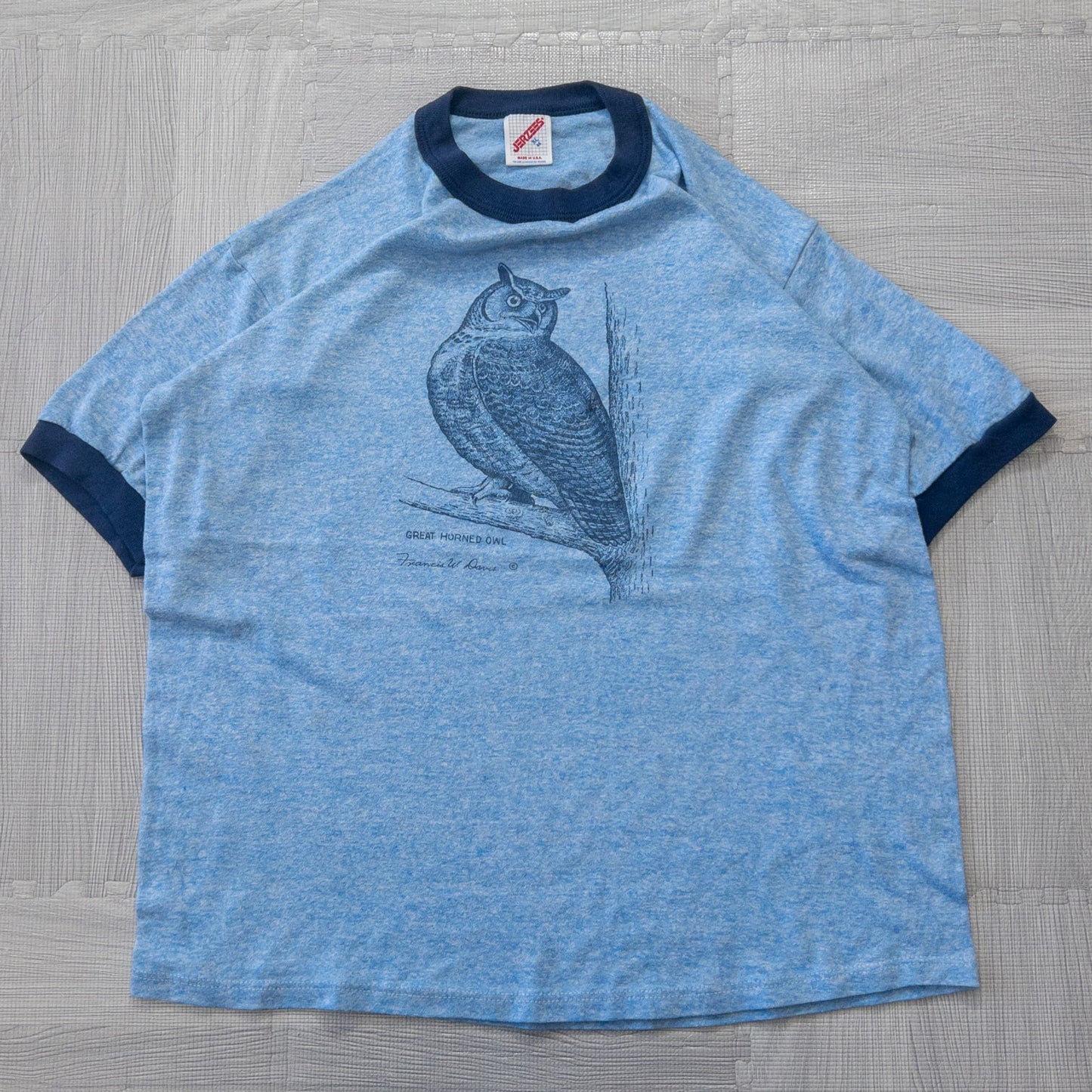 Used clothing wholesale bulk sale: Washed vintage Ringer T-shirts, 14-piece set (S-XL) 