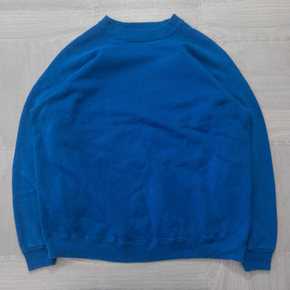 Wholesale Used Clothing, Bulk Sale, Washed 90s Solid Color Sweatshirts, Set of 9 (M-XL) 