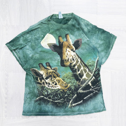 Used clothing wholesale bulk sale, washed mountain t-shirts, 12-count (L-XXXL) 