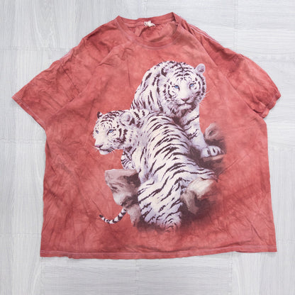 Used clothing wholesale bulk sale, washed mountain t-shirts, 12-count (L-XXXL) 
