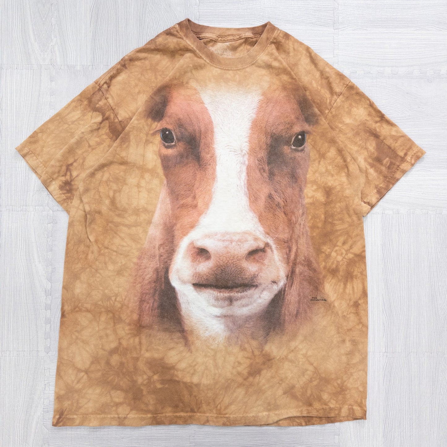 Used clothing wholesale bulk sale, washed mountain t-shirts, 12-count (L-XXXL) 