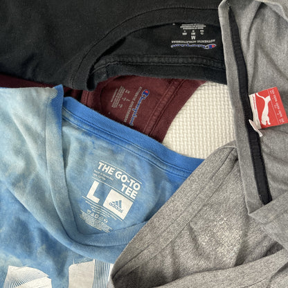 古着卸 現物まとめ売り 洗濯済み スポーツブランドミックス 半袖Tシャツ 20枚セット(S-XXL)ナイキ、チャンピオン等