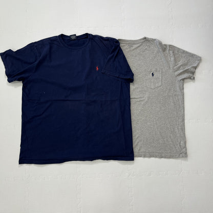 古着卸 現物まとめ売り 洗濯済み ラルフローレン 半袖Tシャツ 11枚セット(S-XXL)