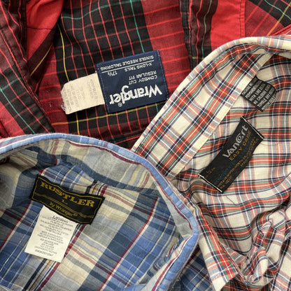 古着卸 現物まとめ売り 洗濯済み 半袖ウエスタンシャツ 12枚セット(M-XL)