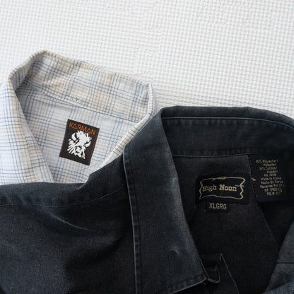 古着卸 現物まとめ売り 洗濯済み ウエスタンシャツ 長袖シャツ  8枚セット(S-XL)