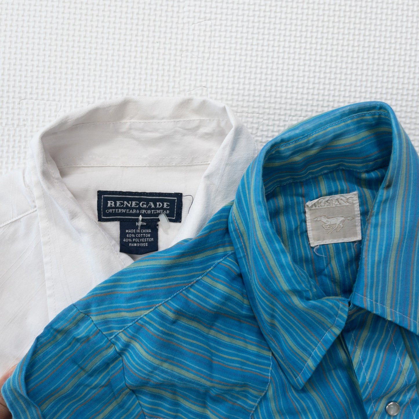 古着卸 現物まとめ売り 洗濯済み ウエスタンシャツ 長袖シャツ  8枚セット(S-XL)