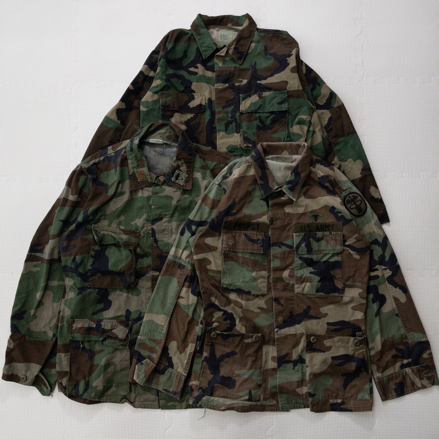 古着卸 現物まとめ売り 洗濯済み BDU ミリタリージャケット 10枚セット(S-XL)