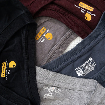 古着卸 現物まとめ売り 洗濯済 カーハートビックサイズ半袖TシャツL以上 20枚セット(L-XXXL)