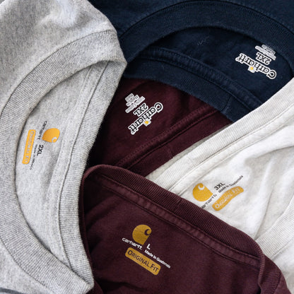古着卸 現物まとめ売り 洗濯済 カーハートビックサイズ半袖TシャツL以上 20枚セット(L-XXXL)