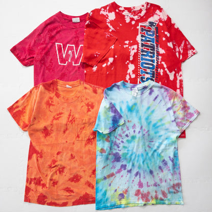 古着卸 現物まとめ売り 洗濯済 タイダイ半袖Tシャツ 16枚セット(S-XL)