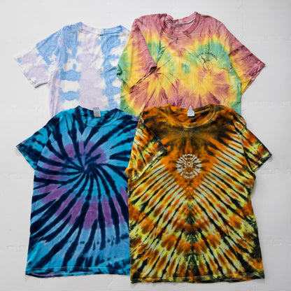 古着卸 現物まとめ売り 洗濯済 タイダイ半袖Tシャツ 16枚セット(S-XL)