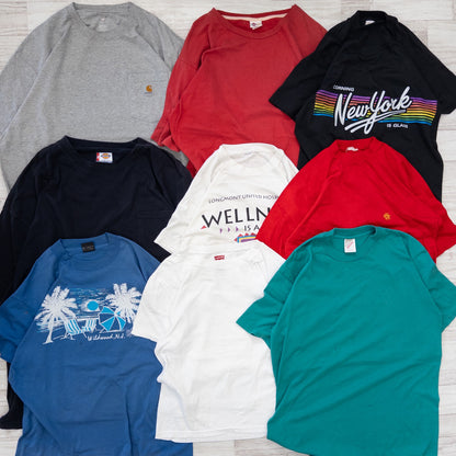 古着卸 現物まとめ売り 洗濯済み 特価 USA 半袖Tシャツ 36枚セット(S-XXXL)