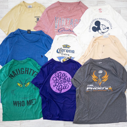 古着卸 現物まとめ売り 洗濯済み 特価 USA 半袖Tシャツ 36枚セット(S-XXL)