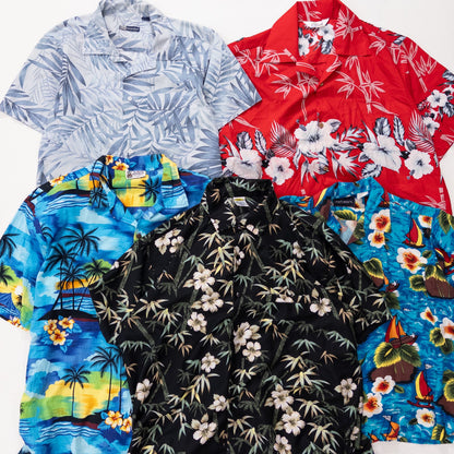 古着卸 現物まとめ売り 洗濯済み アロハシャツ 20枚セット(XS-XXXL)