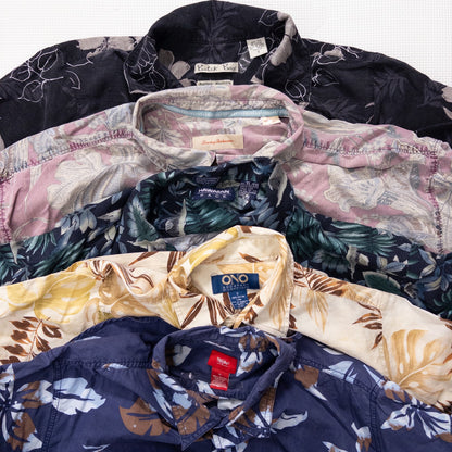 古着卸 現物まとめ売り 洗濯済み アロハシャツ 20枚セット(XS-XXXL)