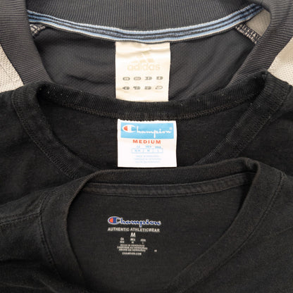 古着卸 現物まとめ売り 洗濯済み スポーツブランドロンT 10枚セット(S-XXL) w612008
