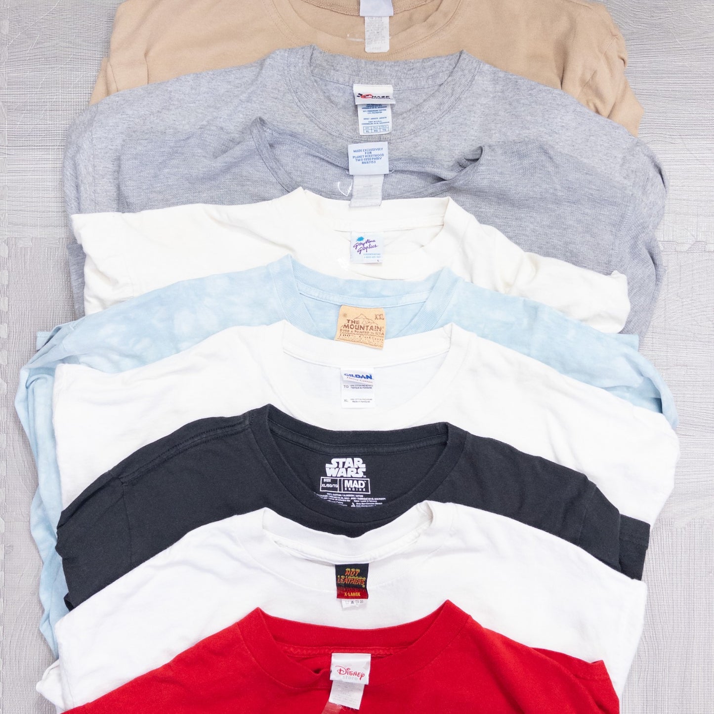 古着卸 現物まとめ売り 洗濯済み 長袖Ｔシャツ ロンＴミックス 35枚セット (M~XXXXL) W613003