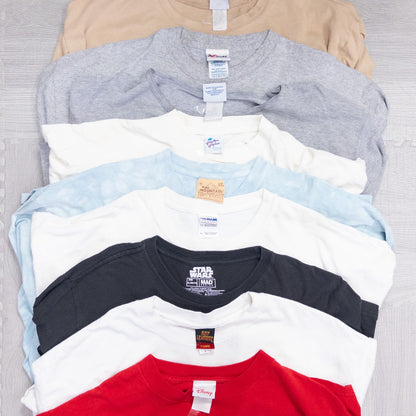 古着卸 現物まとめ売り 洗濯済み 長袖Ｔシャツ ロンＴミックス 35枚セット (M~XXXXL) W613003
