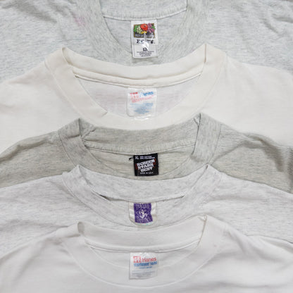 古着卸 現物まとめ売り 洗濯済み 90s シミあり 半袖Tシャツ 20枚セット(M-XXL) w615001